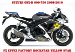 Rockstar Yellow Star for Suzuki GSX-R 600/750 2008-2010
